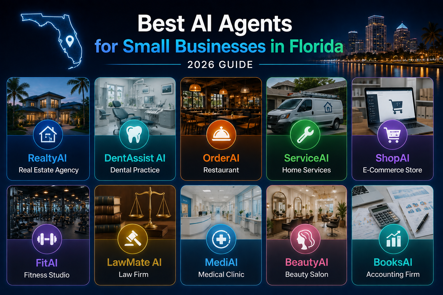 Small business team leveraging AI agent technology
